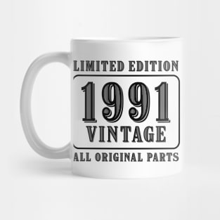 All original parts vintage 1991 limited edition birthday Mug